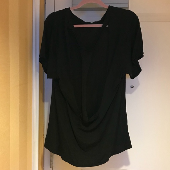 DOLLSKILL Black Backless Cutout Tee - Picture 2 of 5